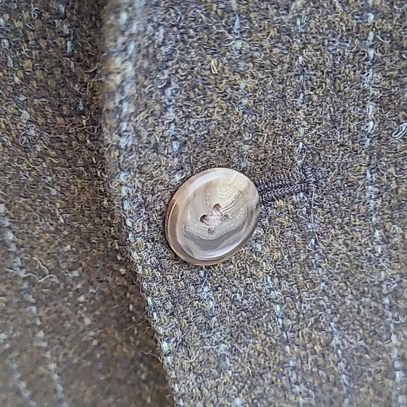 CRITTENDEN Sport Dark Brown Weave Striped JAMIESONS‎ TWEED Wool 42 R Sport Coat